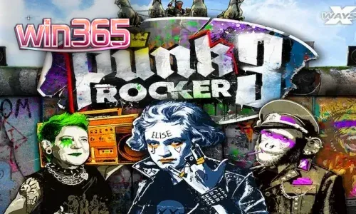 Interface do jogo Punk Rocker 3 com elementos visuais de Berlim e símbolos punk.