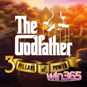 Interface do jogo The Godfather: 3 Pillars of Power com elementos temáticos de crime e luxo